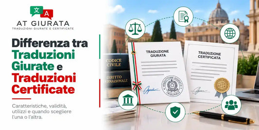 Differenza tra Traduzioni Giurate e Traduzioni Certificate