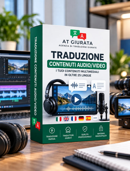 TRADUZIONE CONTENUTO AUDIO/VIDEO