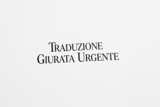 Traduzione Giurata Express in 24 Ore